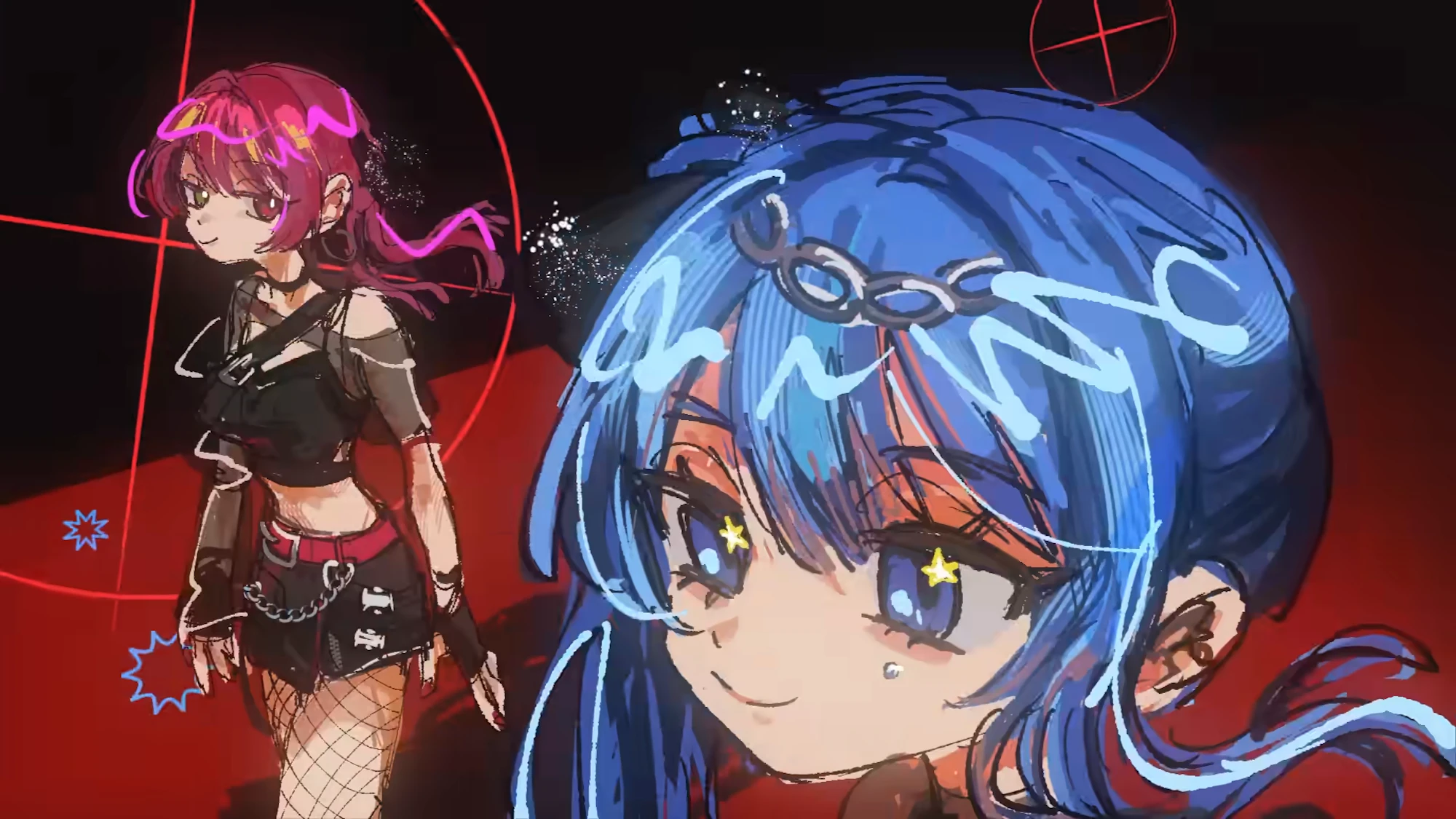 【original anime MV】Chatter Chatter【星街すいせい×宝鐘マリン / hololive】