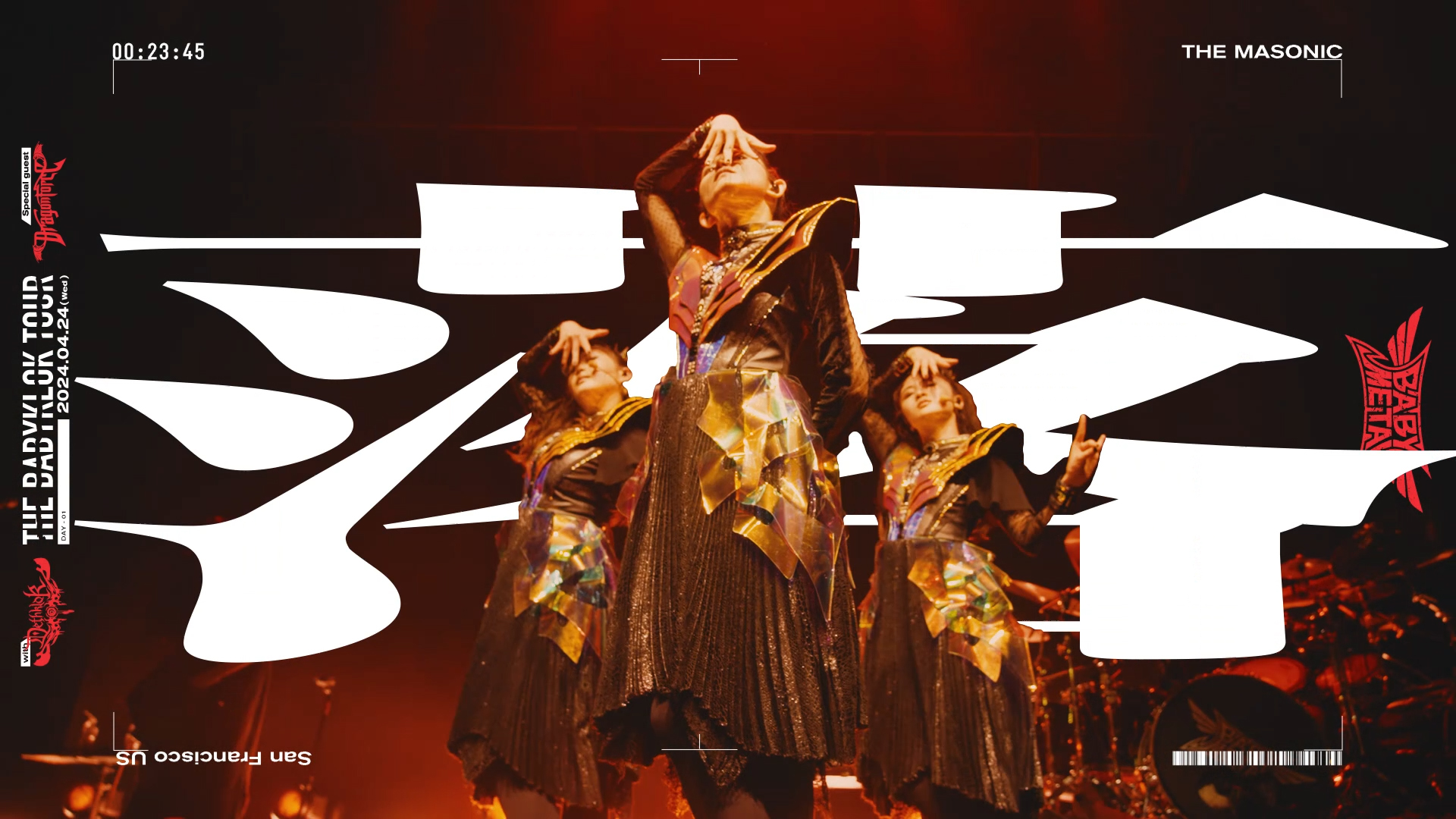 BABYMETAL – THE BABYKLOK TOUR2024 in SanFrancisco