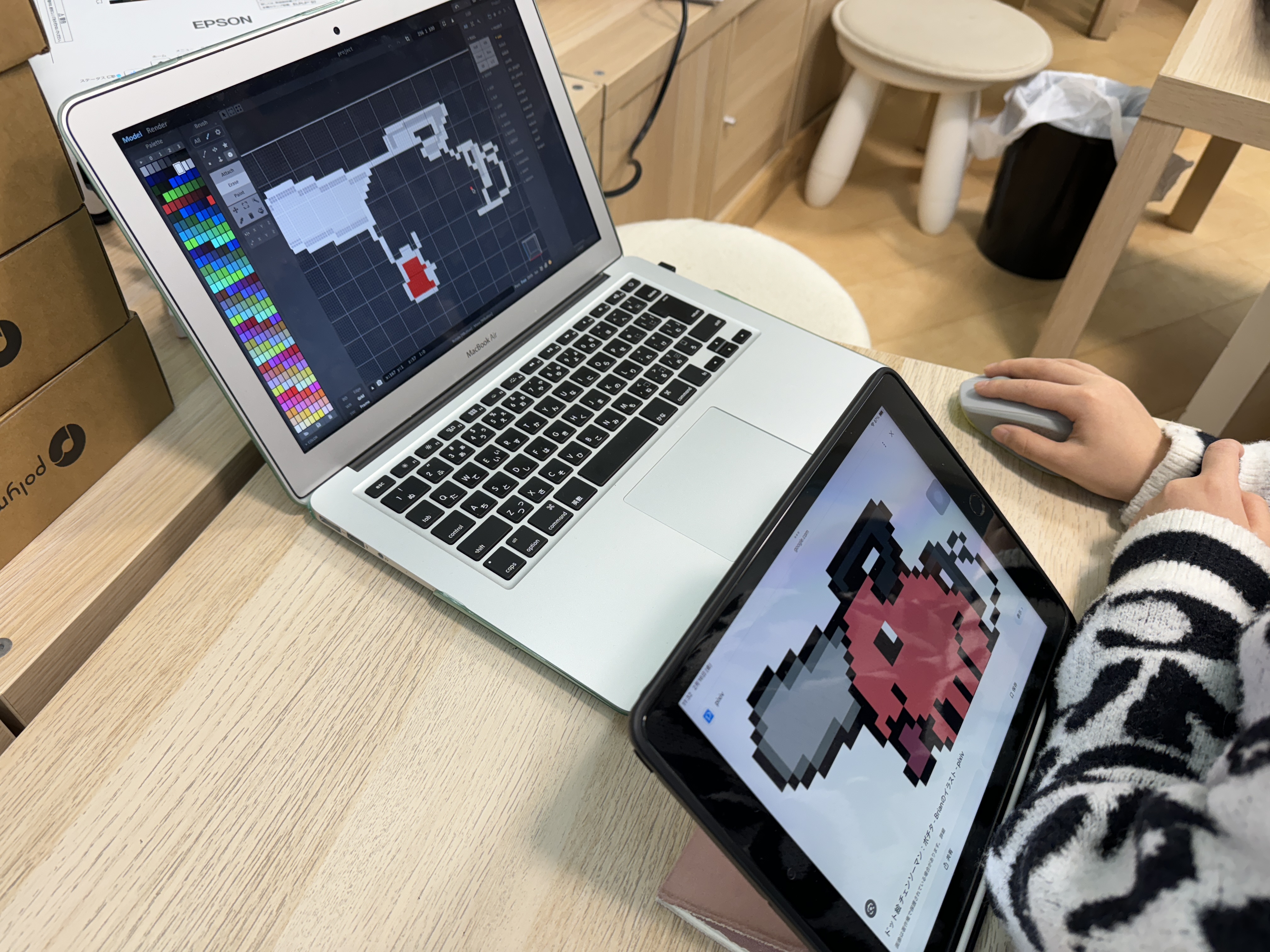 Image in a image block