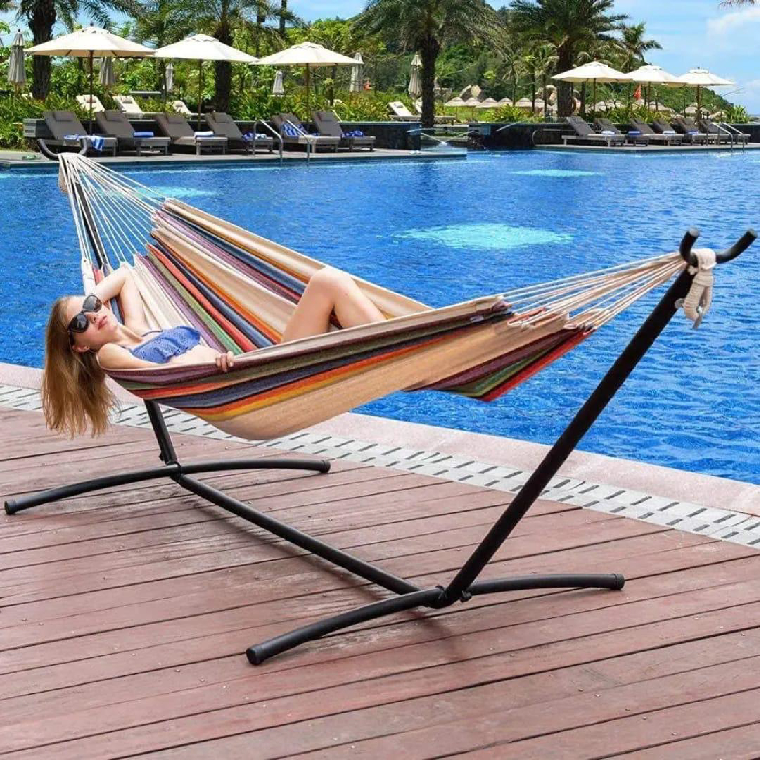 Outdoor Hammock with Frame