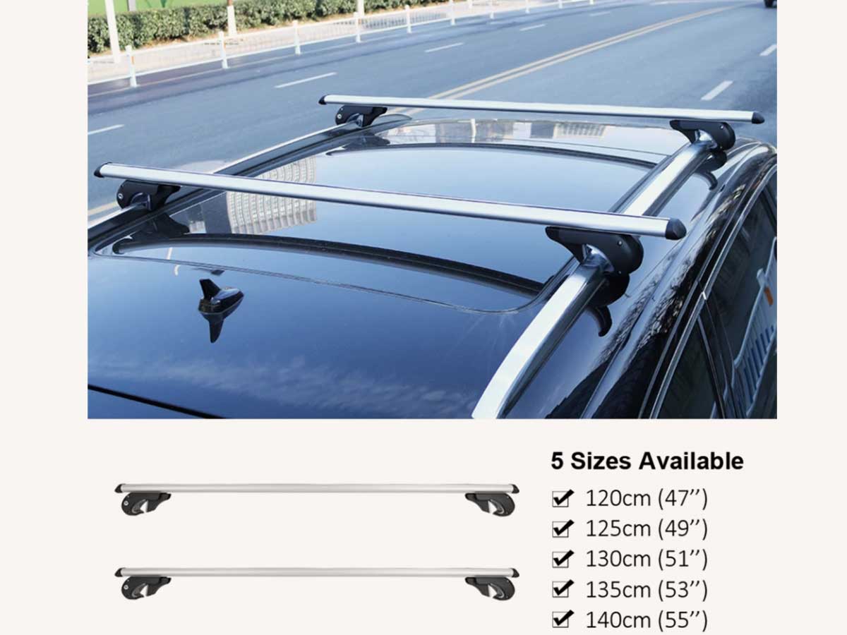 Car crossbar close rails for any car