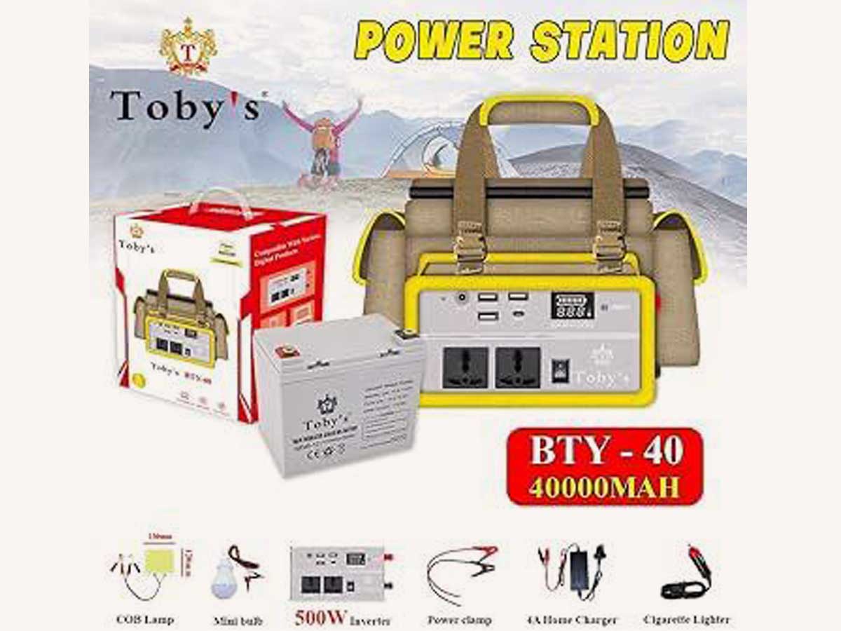 Toby 40A Battery Converter with Light Switch