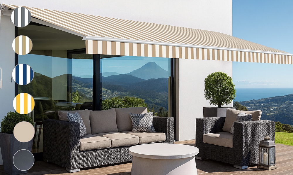 Retractable Awning 4x3m – Manual / Automatic