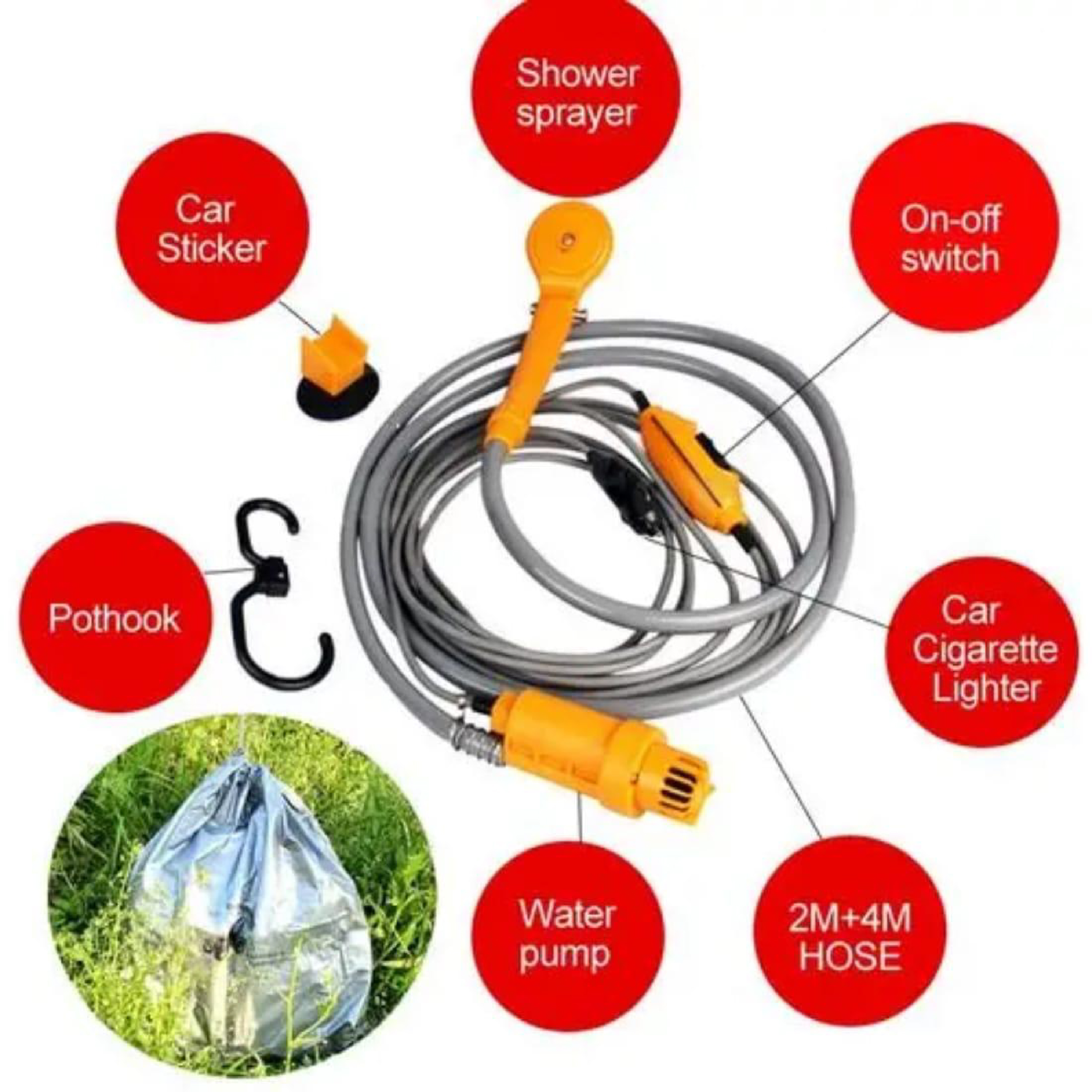 Outdoor Camp Auto Shower