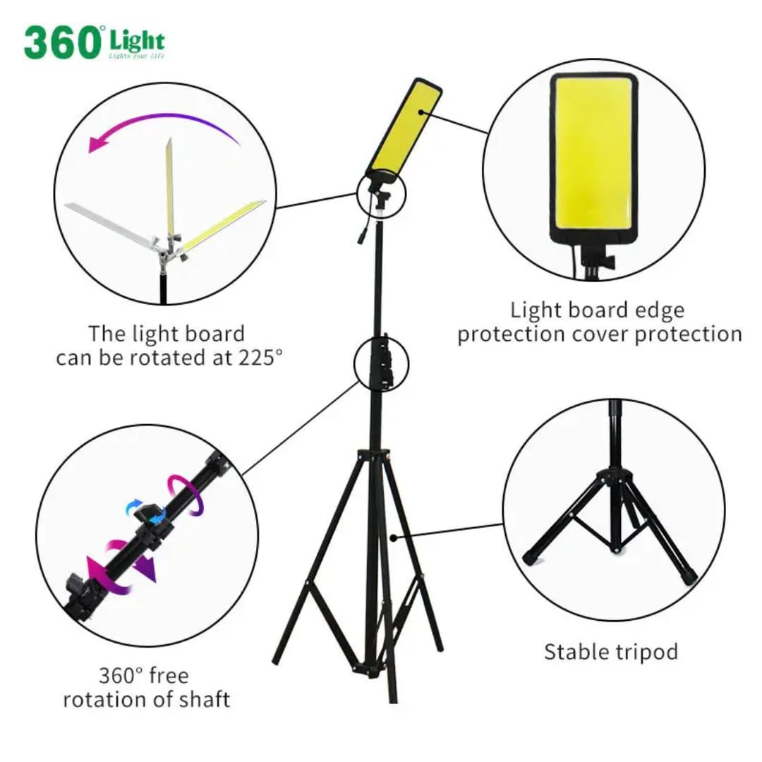Toby's Outdoor Multifunction 12V LED Camping Light with Tripod Stand