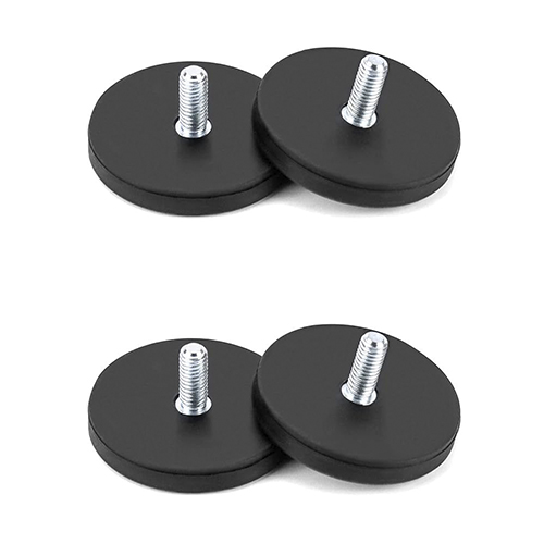 Heavy-Duty Round Magnet with Rubber