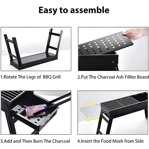 Foldable Outdoor BBQ Grill