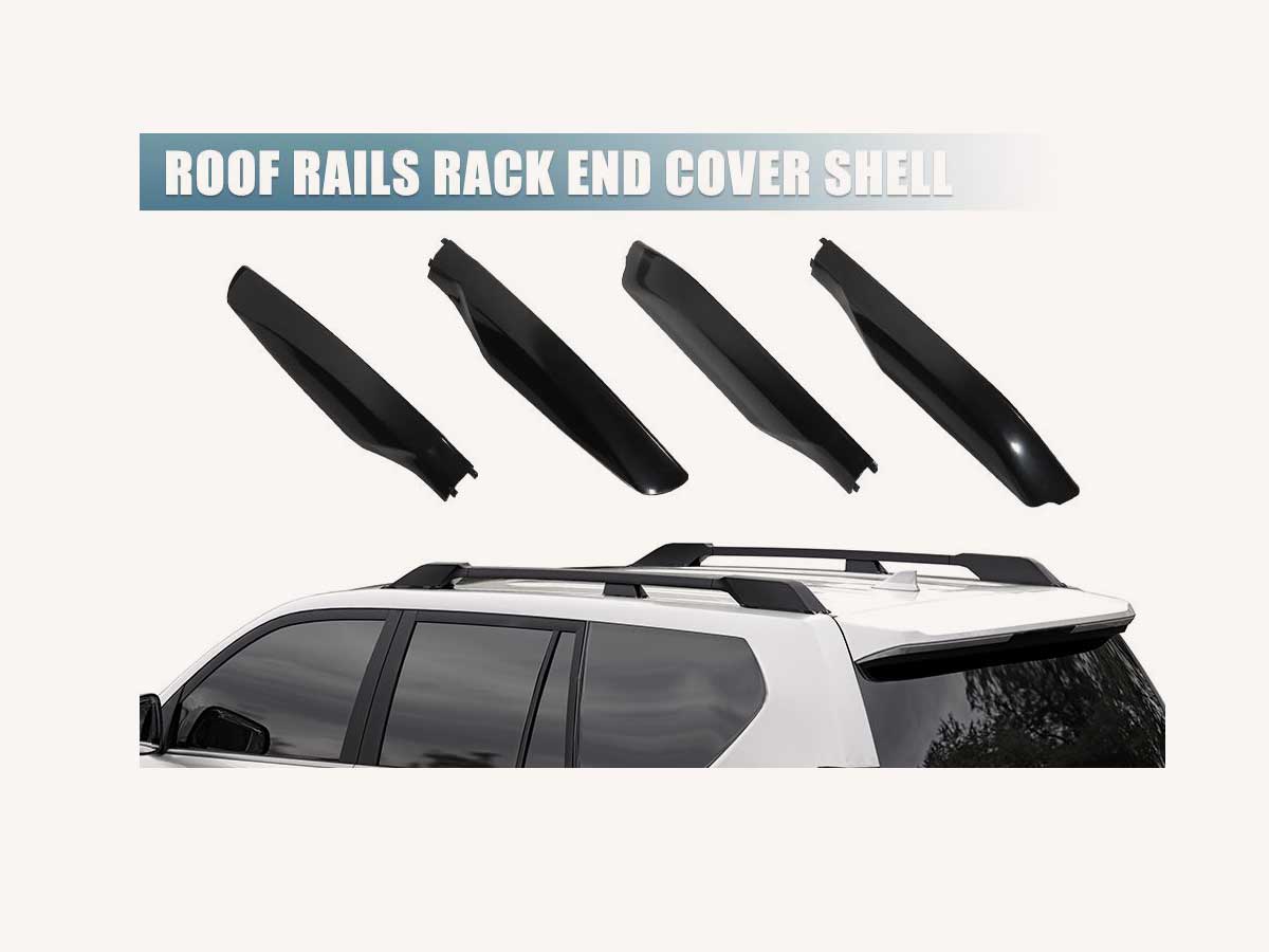 Toyota Prado Roof Rails with End cover shell