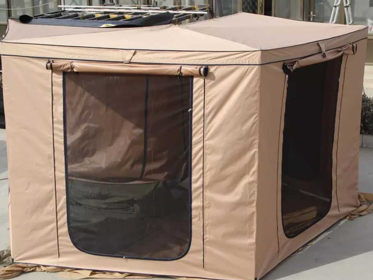 270 Awning with room for Comfort & Safety