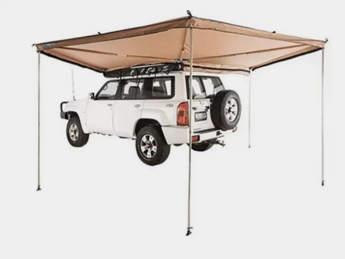 270 Rectangular Big round Awning for Camping Outdoor Roof Rack Tent Awning
