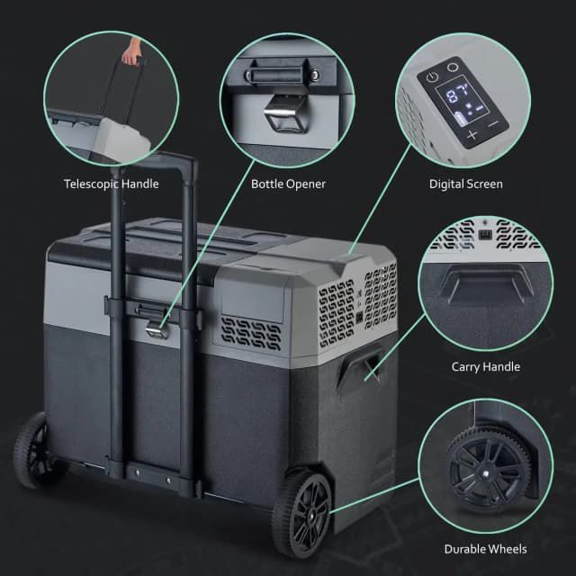 Toby’s TR-52 Electric Portable Refrigerator & Freezer (52 L)