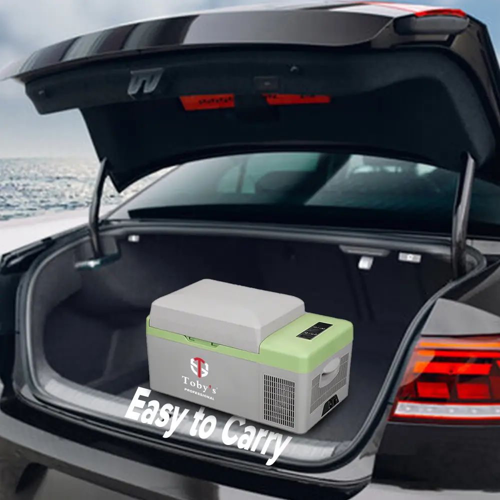 Toby’s TR-15 Portable Freezer / Car Refrigerator 20-L (21-Qt), 12-/24-V & 100-240V AC