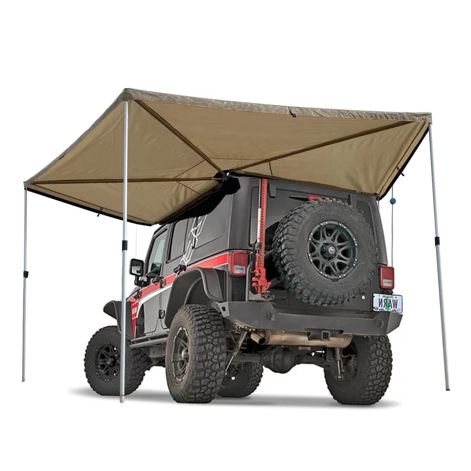 270 Degree 2.5x2.5m Round Car Awning
