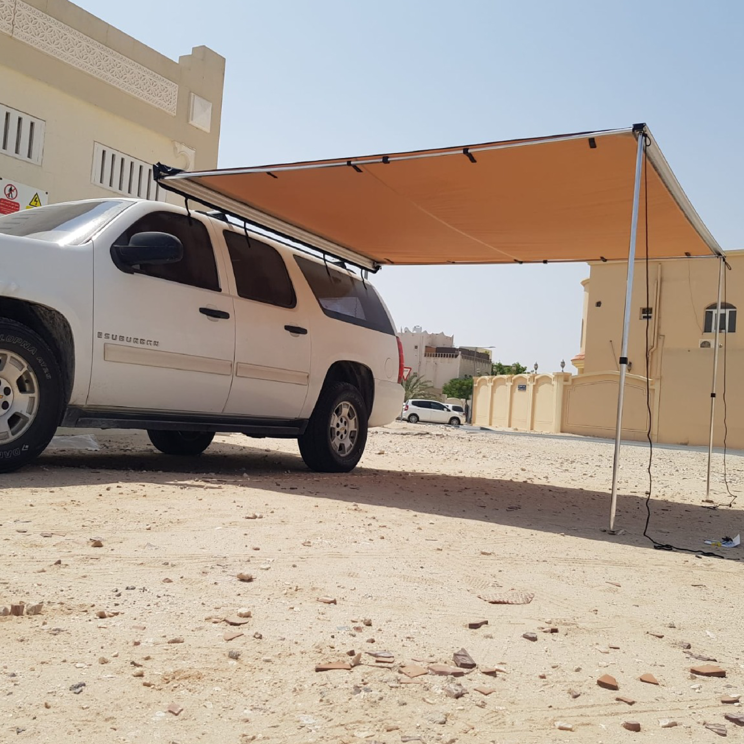 Car camping side awning