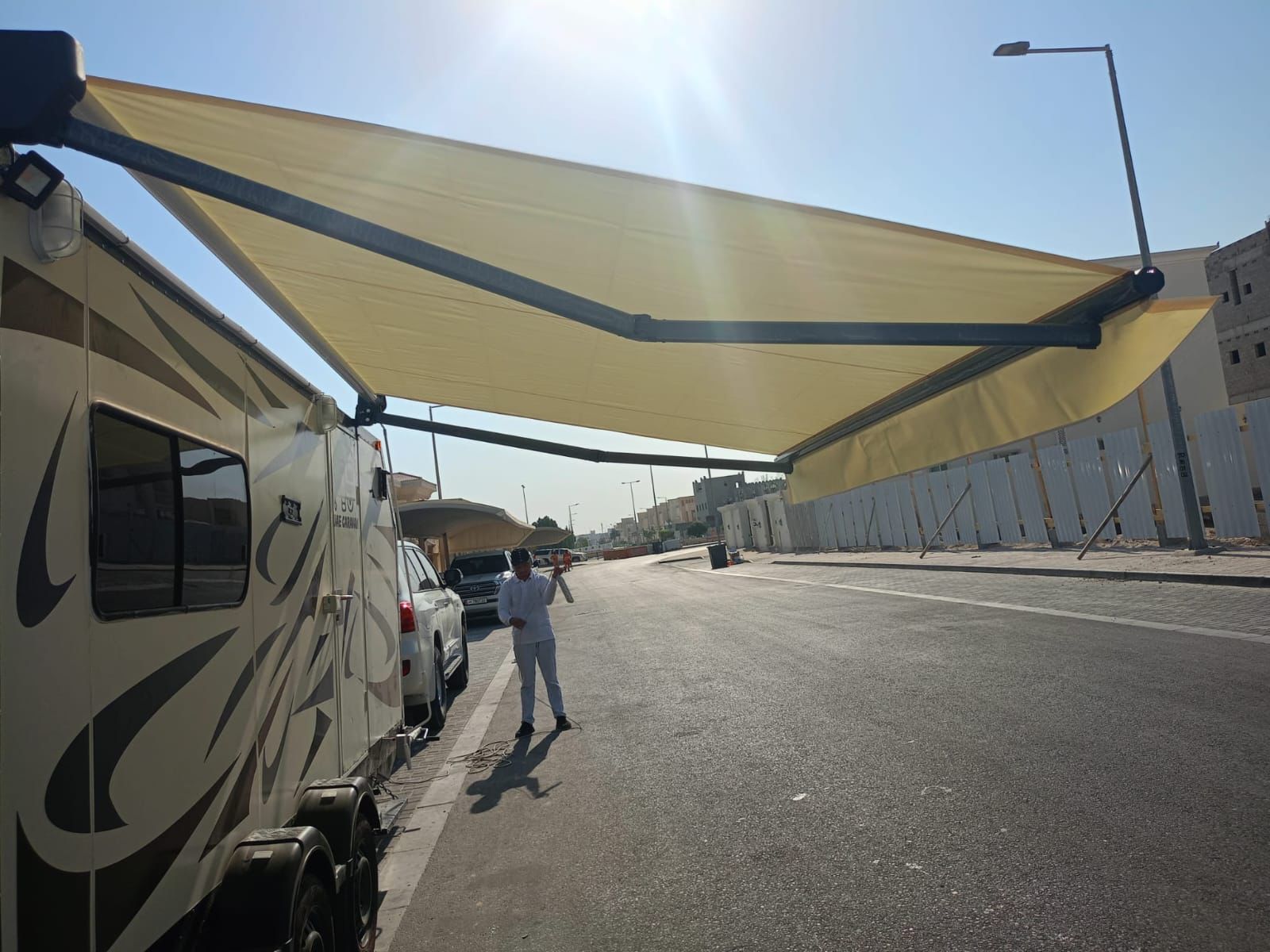 Caravan Retractable Awning 5x3m - Manaul 