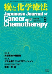 癌と化学療法 2013年9月号の表紙