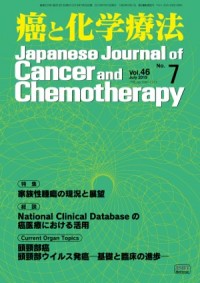 癌と化学療法 2019年7月号の表紙