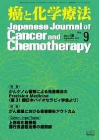 癌と化学療法 2019年9月号の表紙