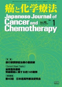 癌と化学療法 2019年1月号の表紙