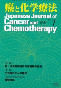 癌と化学療法 2013年7月号の表紙