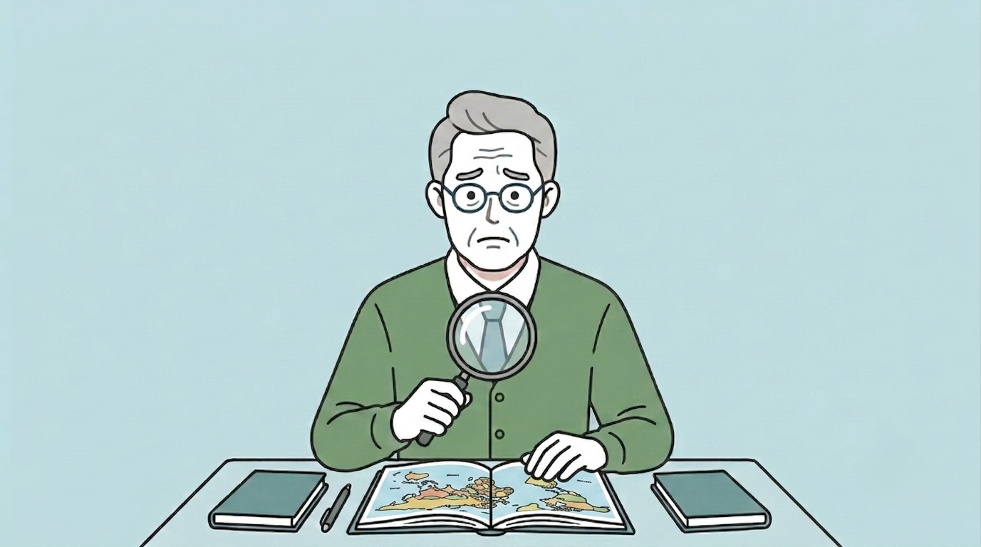 自力での人探しの調査にリスクを感じている人の様子
