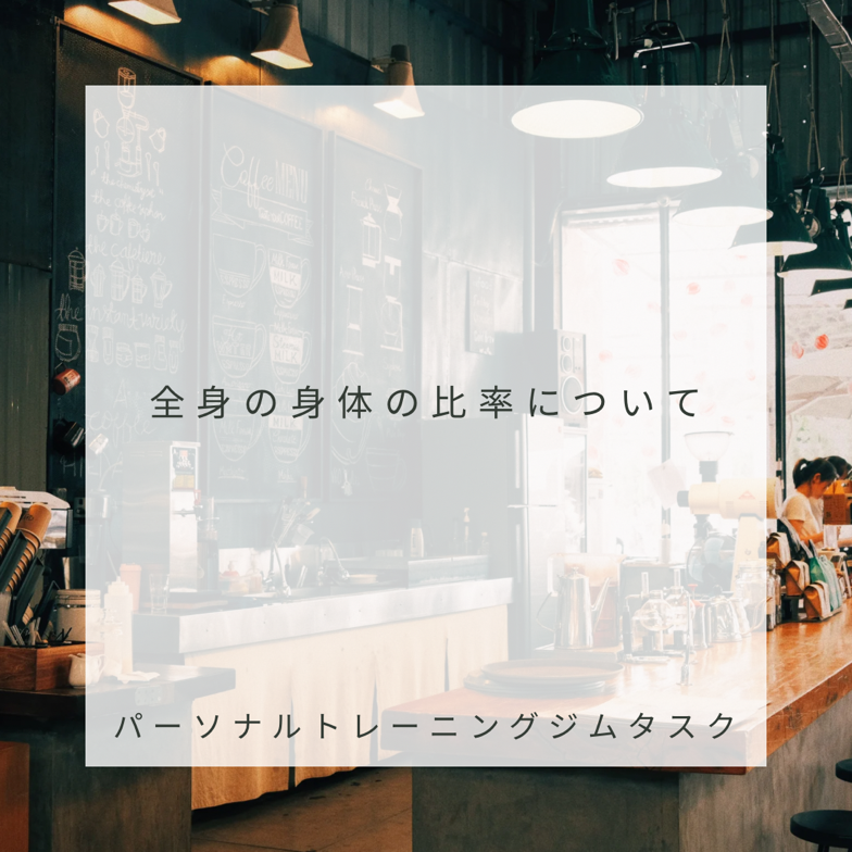 全身の筋肉比率についてのアイキャッチ画像
