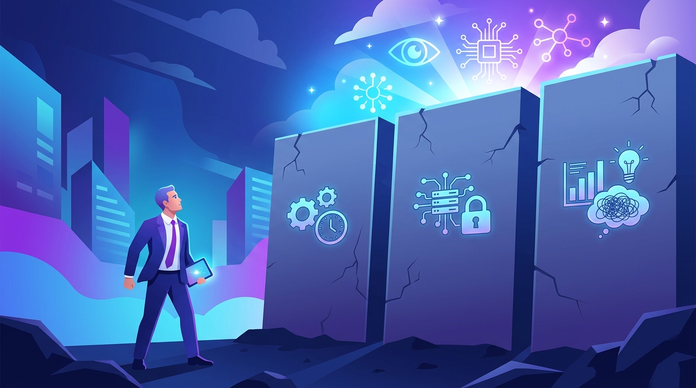 AI導入の障壁を示す図解