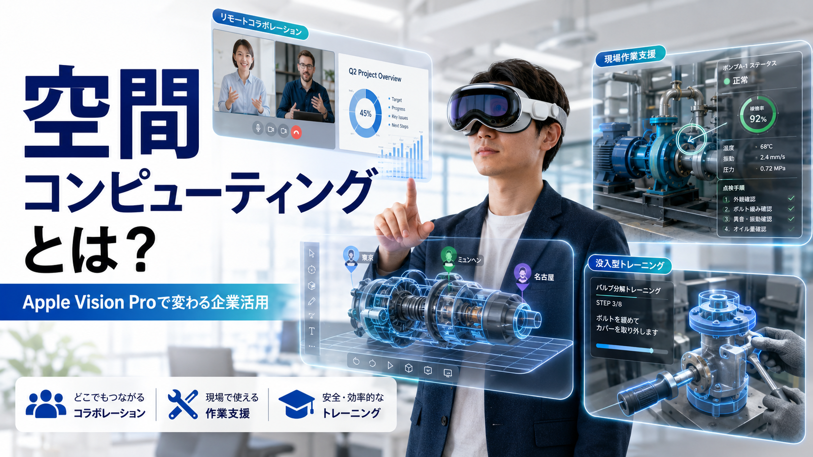 空間コンピューティング元年——Apple Vision Proが変えるオフィスの 