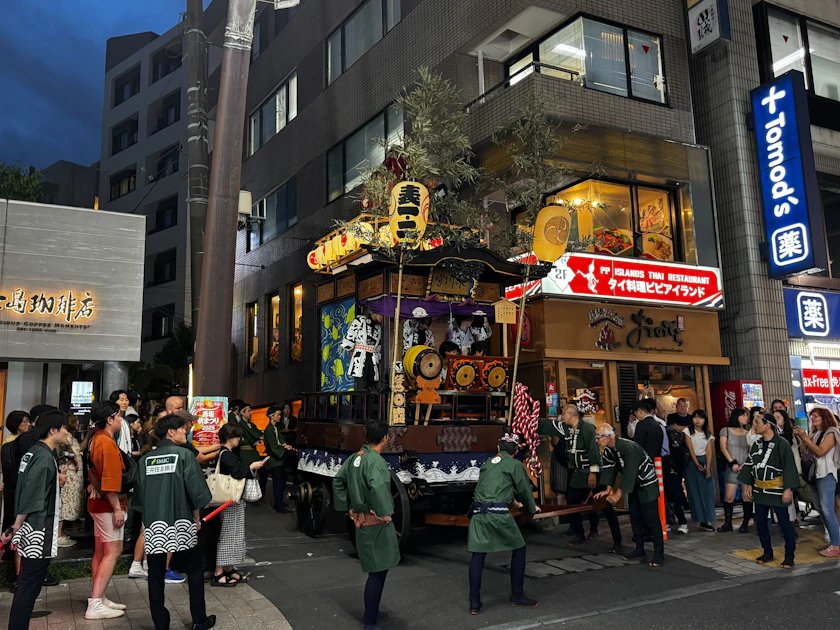 赤坂氷川祭で「山車ココ」位置情報サービスを実施します