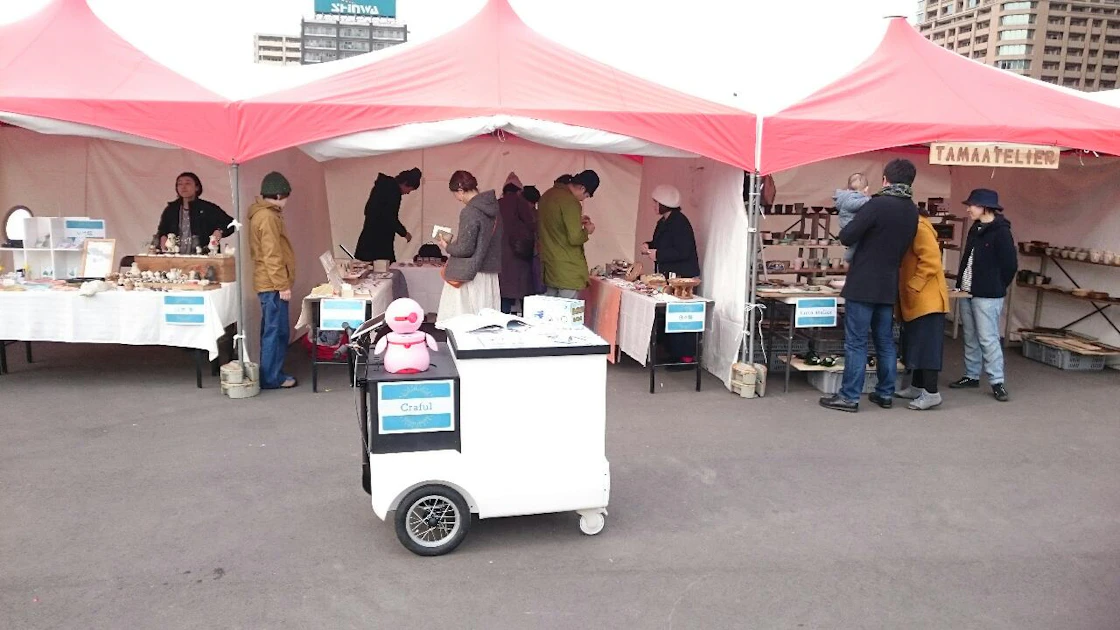うめきたスローブランチでPop Up Cart お披露目しました。