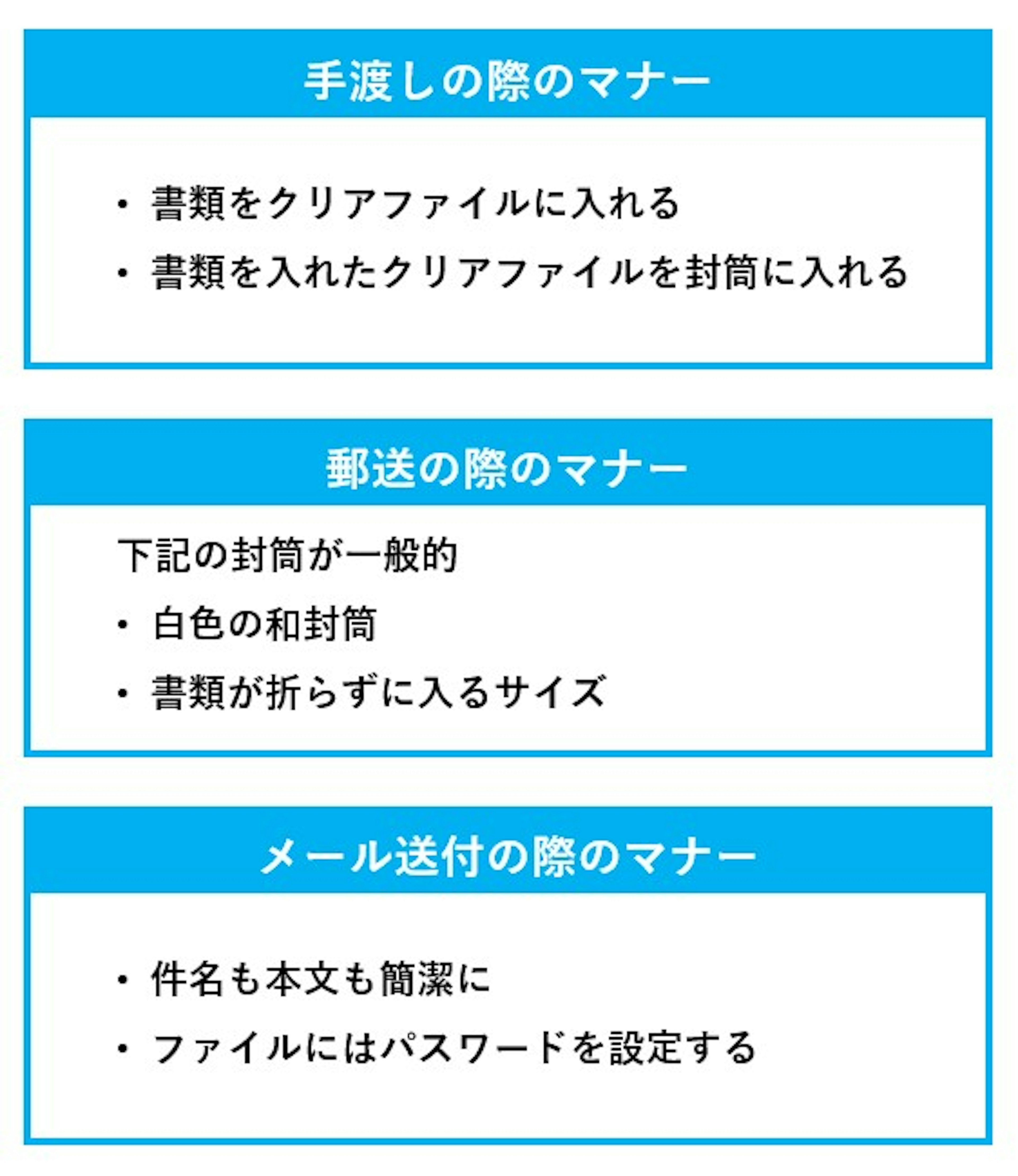 渡し方のマナー