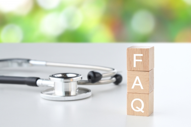 「FAQ」の文字ブロック