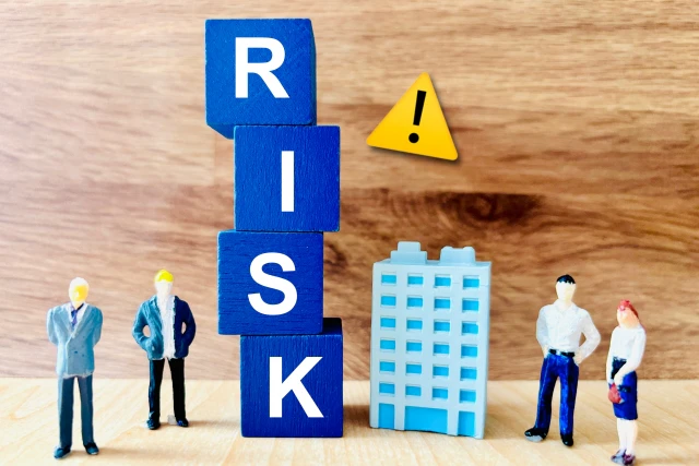 会社と「リスク」のイメージ