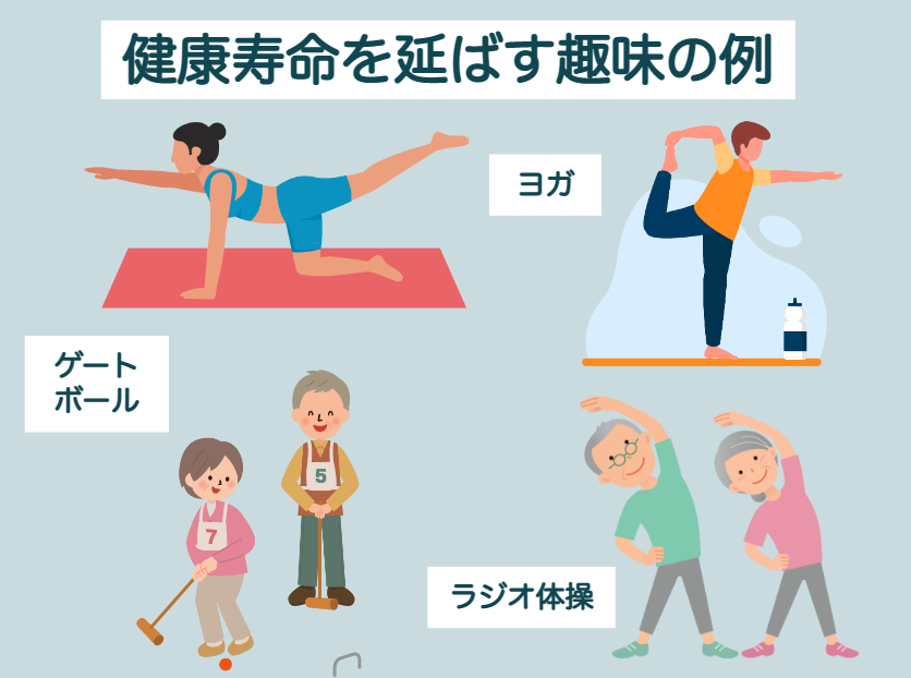 ゲートボール・ヨガ・ラジオ体操