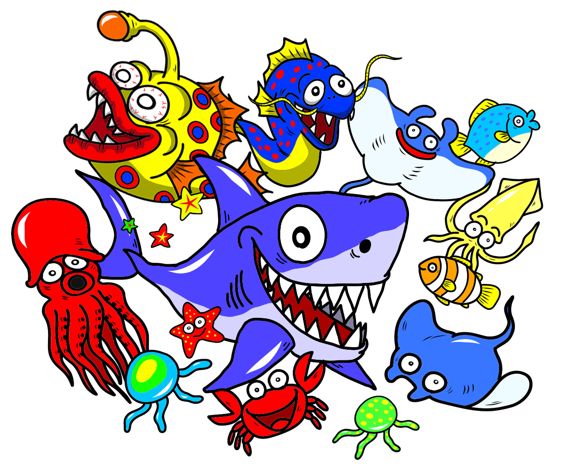 海の生き物たち