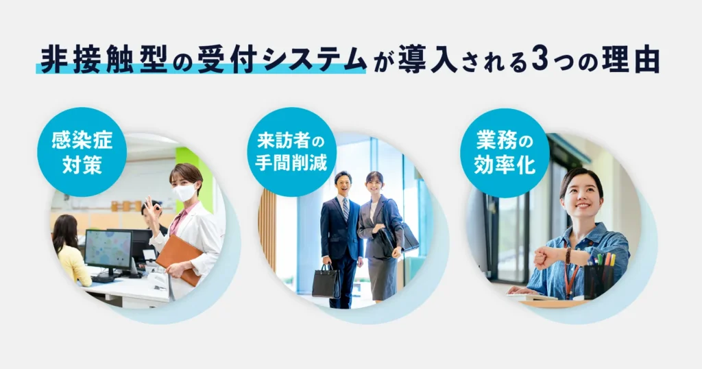 非接触型の受付システムが導入される三つの理由