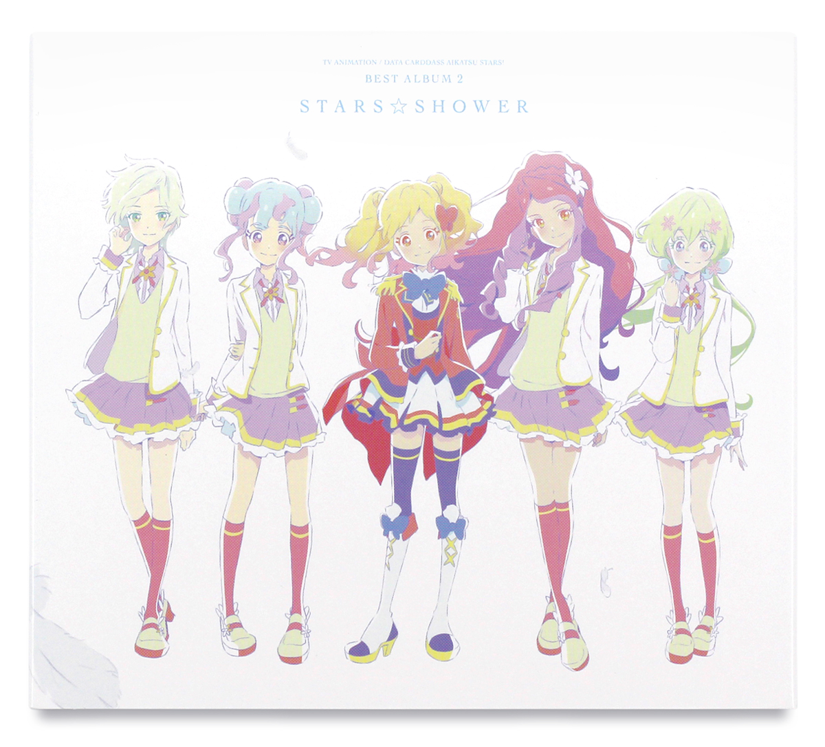 アイカツスターズ！ ベストアルバム 2枚セット 収納ボックス アニメイト CD アイカツスターズ!」ベストアルバム 2作セット(アニメイト特典収納BOX付き)