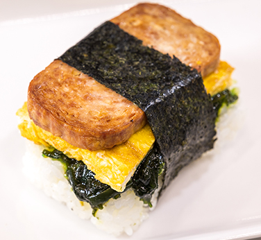 スパム玉子あおさ