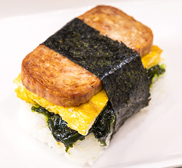 スパム玉子あおさ