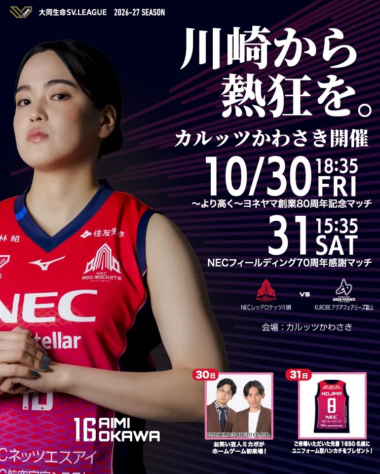 チケット情報 | NECレッドロケッツ川崎公式サイト