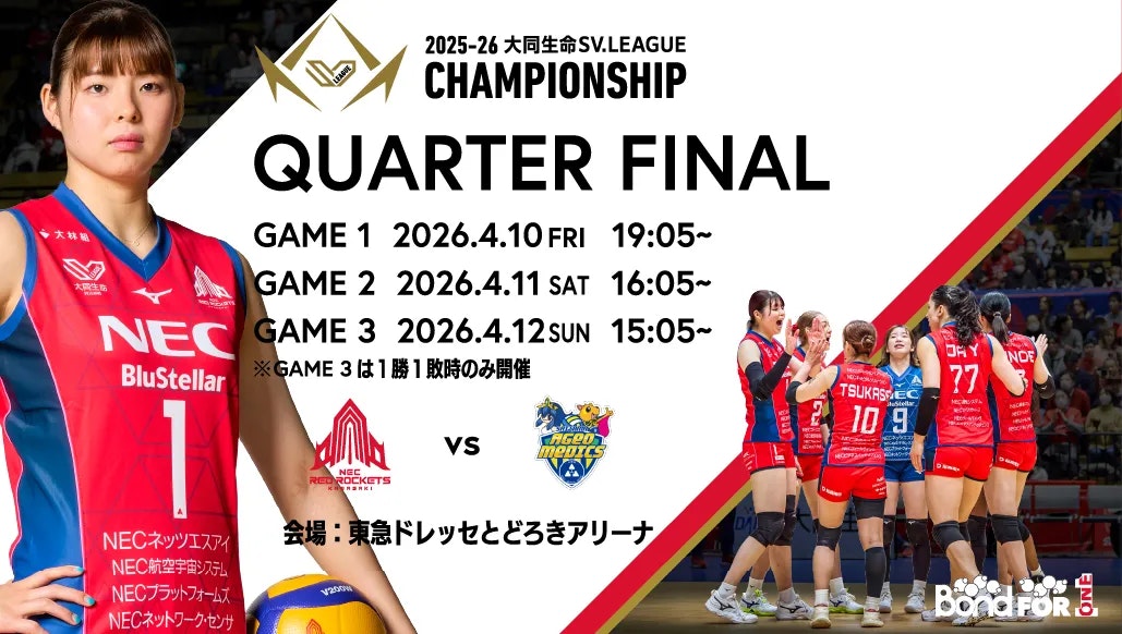 2025-26 大同生命SV.LEAGUE WOMEN CHAMPIONSHIP QUARTER FINAL