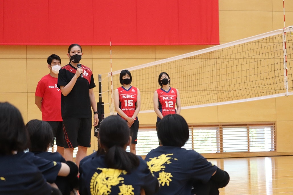全日本女子バレーボール島村選手