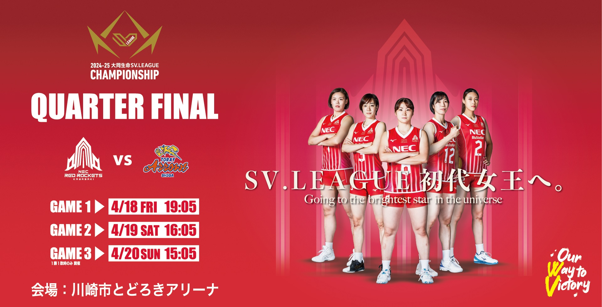 04/19 vs 東レアローズ滋賀 ｜ 試合詳細（試合結果・試合