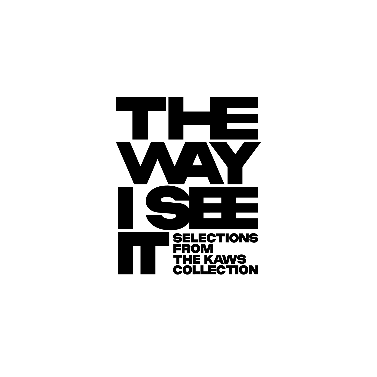 KAWSが所有するアートコレクションの展覧会『The Way I See It: Selections from the KAWS Collection』のチャリティTシャツを制作