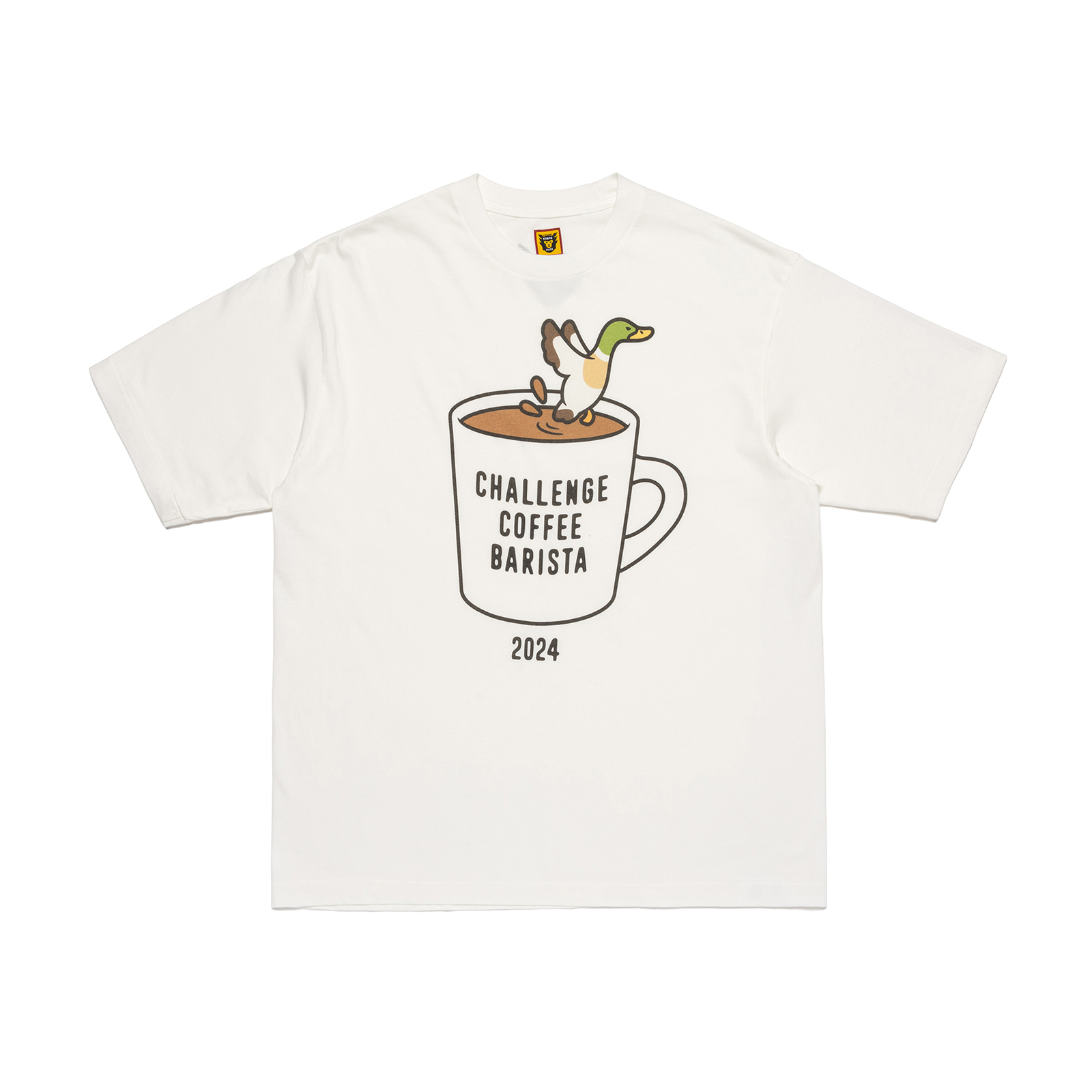 NIGO designs competition T-shirt for CHALLENGE COFFEE BARISTA 2024, a barista competition for people with disabilities.