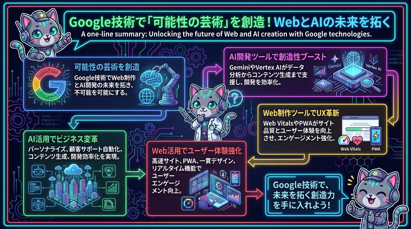 Google技術で「可能性の芸術」を創造！WebとAIの未来を拓く