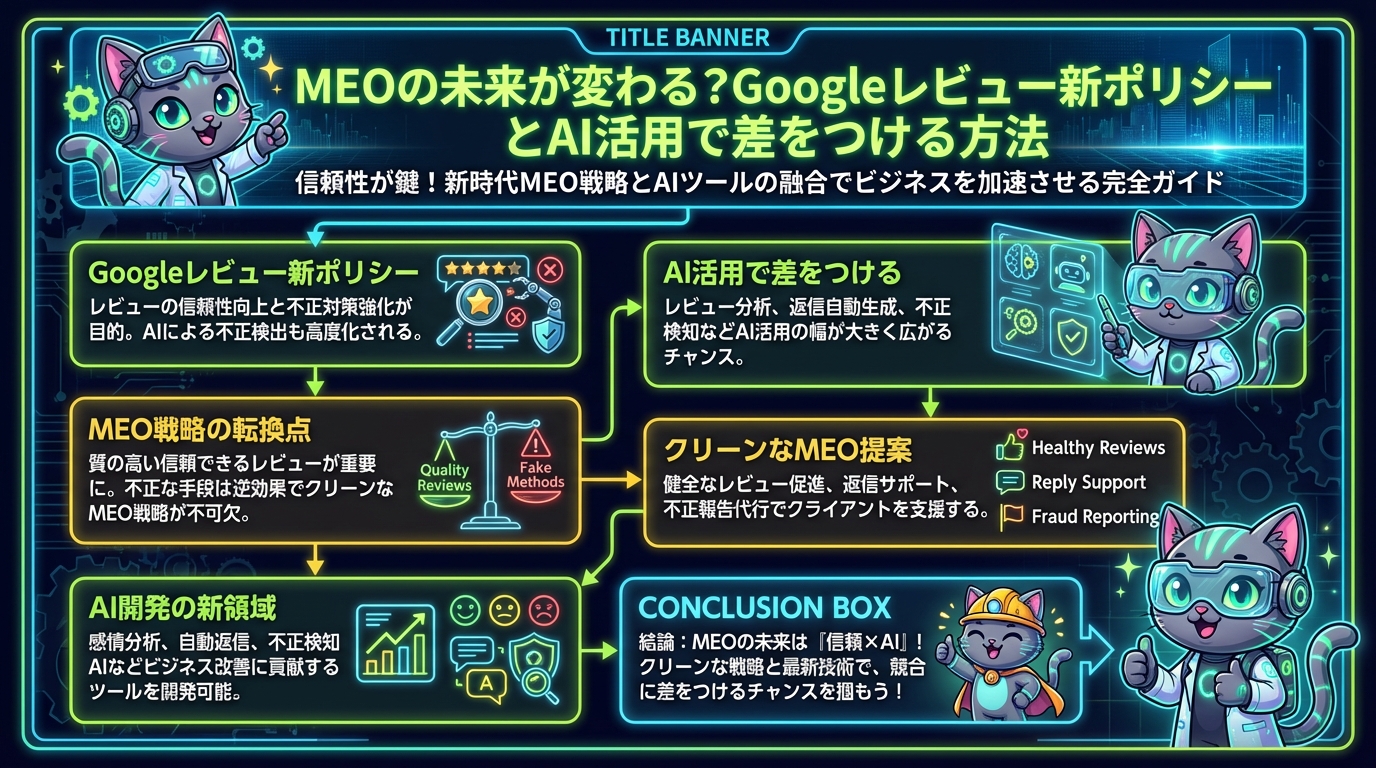 MEOの未来が変わる？Googleレビュー新ポリシーとAI活用で差をつける方法