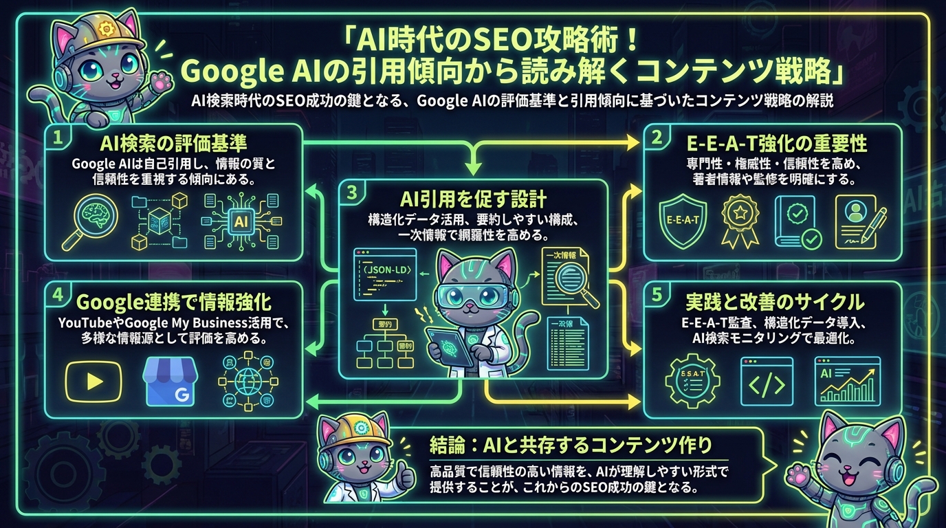 AI時代のSEO攻略術！Google AIの引用傾向から読み解くコンテンツ戦略