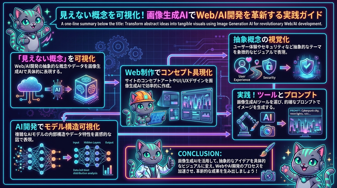 見えない概念を可視化！画像生成AIでWeb/AI開発を革新する実践ガイド