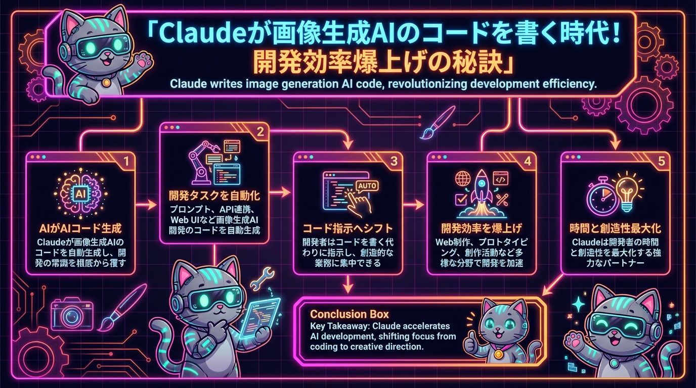 Claudeが画像生成AIのコードを書く時代！開発効率爆上げの秘訣